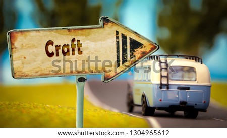 Street Sign to Craft