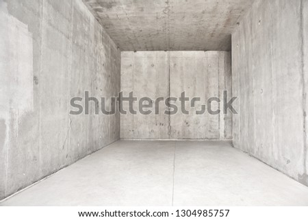 light and big empty concrete room - picture