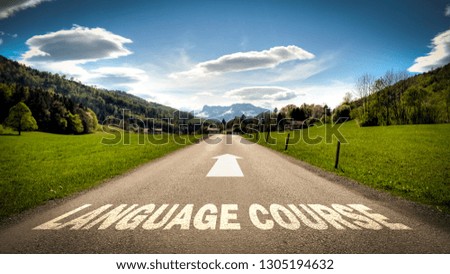 Street Sign to Language Course