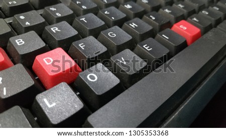 Love quote using the keyboard to express yourself