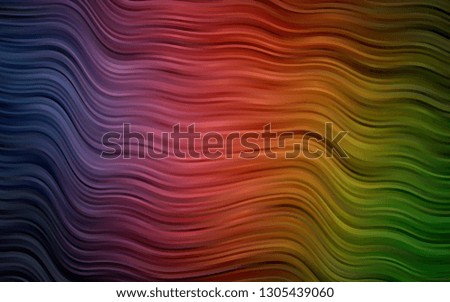 Dark Green, Red vector template with liquid shapes. Creative geometric illustration in marble style with gradient. The template for cell phone backgrounds.