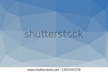 Light BLUE vector polygonal background. Colorful abstract illustration with gradient. Completely new template for your business design.