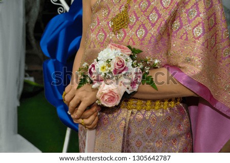 Bride in Traditional Thai Costumes.