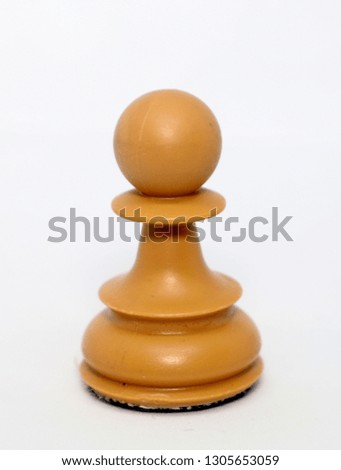 Chess figure isolated