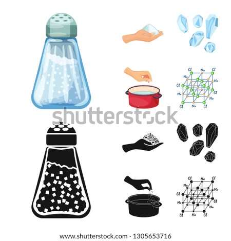 Vector design of cooking and sea symbol. Set of cooking and baking   stock symbol for web.