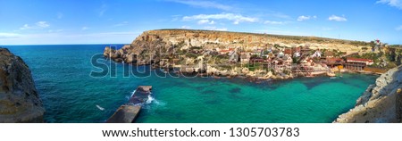 Malta - Popeyes Village - Panorama - Beautiful Panoramic View