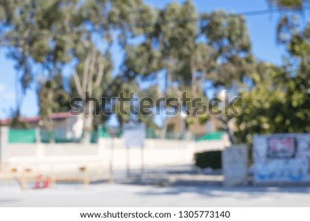 outdoors abstract unfocused background