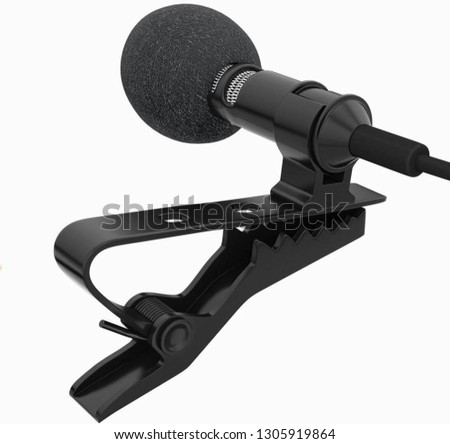microphone isolated on white background 