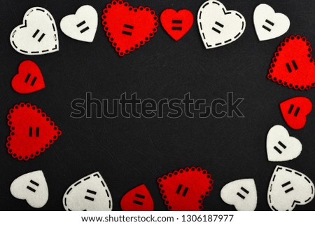 Be my valentine. Lovely background. Decoration heart background. Love symbol valentines day. Valentines day holiday celebration. Texture with hearts close up. Traditional attributes of valentines day.