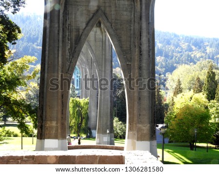
Underneath the Cathedral Bridge, Portland, OR					