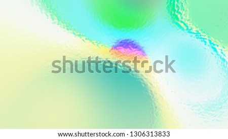 Abstract white yellow and green light neon fog soft glass background texture in pastel colorful gradation.