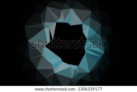 Light BLUE vector abstract polygonal texture. An elegant bright illustration with gradient. Template for your brand book.