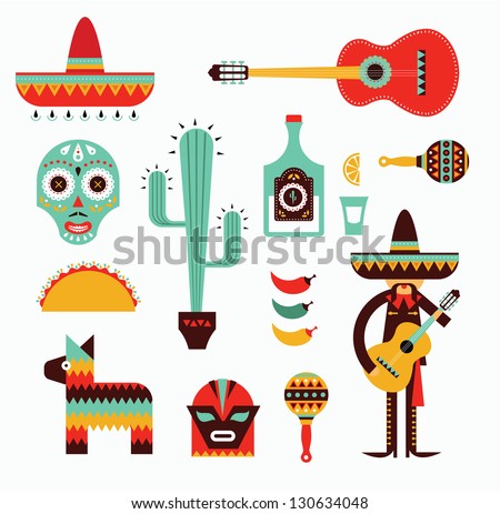 Mexico icons