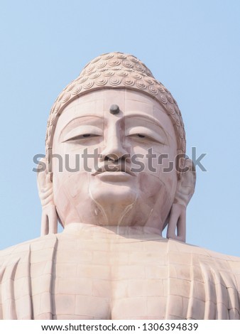 Giant Buddha in Bodhgaya, Bihar, India