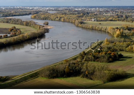 aerial view of the Loire