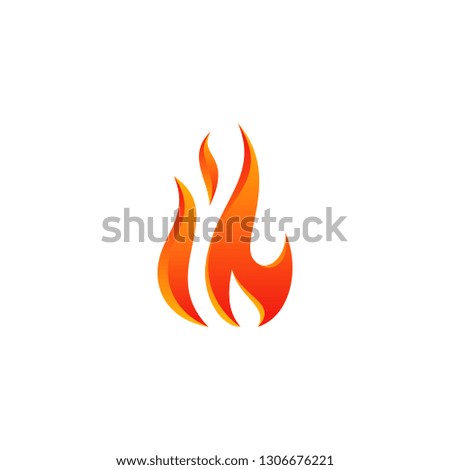 
modern fire logo