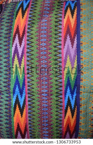 Colourful Textile from Central America