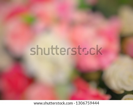 Blur picture of blossom with copy space for your text and design. Concept be used for valentine’s day, love, background, presentation, wallpaper, wedding, billboard, desktop and card.
