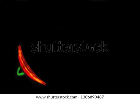 black background and light abstract patterns rainbow colorful, copy space, menu, freezelight drawing colored light