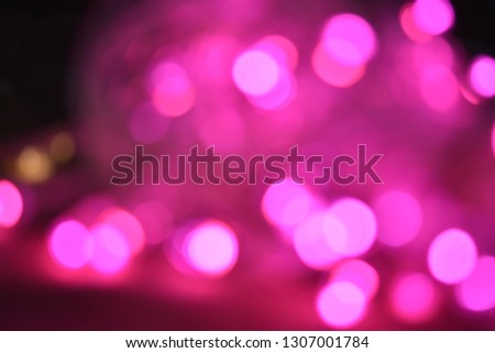 
Pink and gold bokeh lights for valetine day