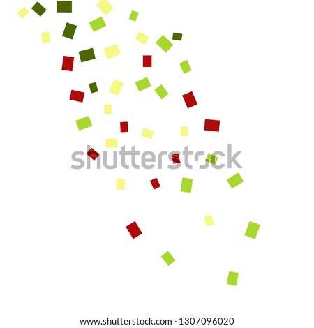 Celebration background template with colorful konfetti. Vector illustration