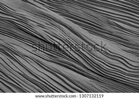 Texture, background, pattern, Cloth Pleated Gray Black. You may want to align this fabric, although it is not too clean. Ideal solution for your design, and other creative projects