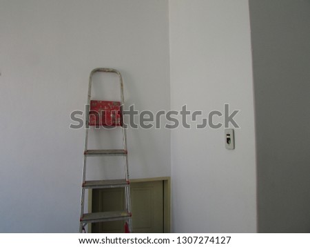 Stair anchored on wall