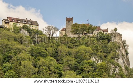 Castle Werenwag in the Danube Valley near Beuron