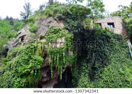 Longmen Dragon's Gate Grottoes  old ruins, Luoyang, China