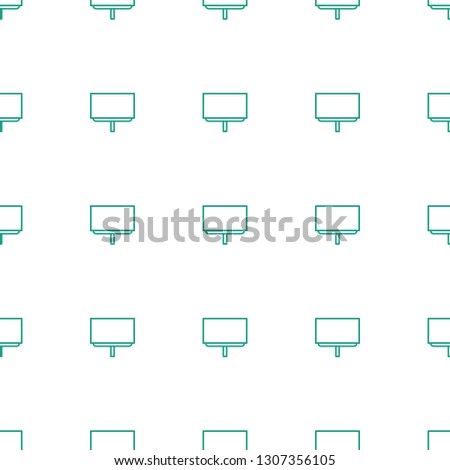 board icon pattern seamless white background. Editable outline board icon. board icon pattern for web and mobile.