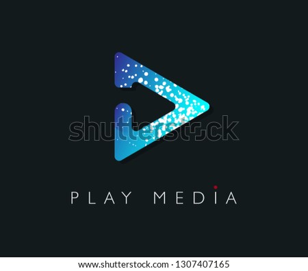 Abstract Play Logo Vector