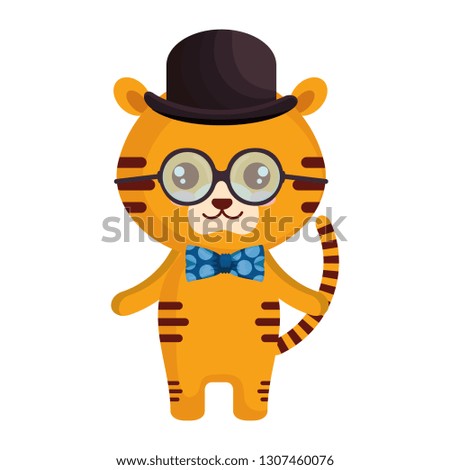 cute little tiger character