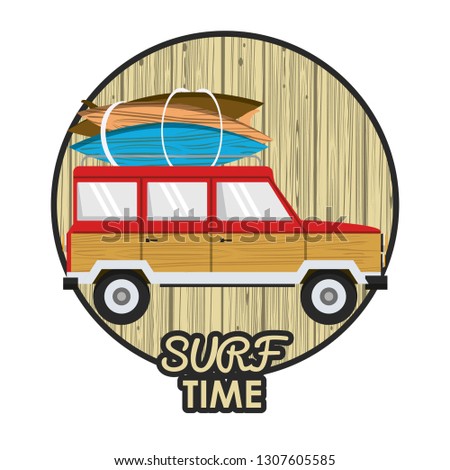 Surf time card