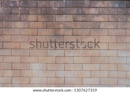 Red brick wall texture grunge background use to interior design