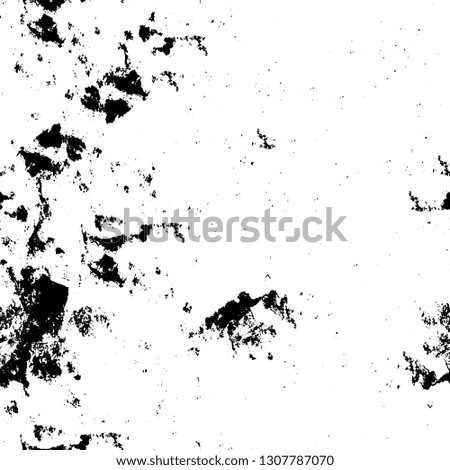 Grunge is black and white. Abstract monochrome vector background