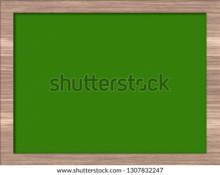vintage wooden frame and blackboard texture background(Top View). communication graphic illustration with free space area for add information and object decorative design template as your concept.

