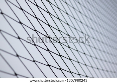 Rope mesh to block the boundary