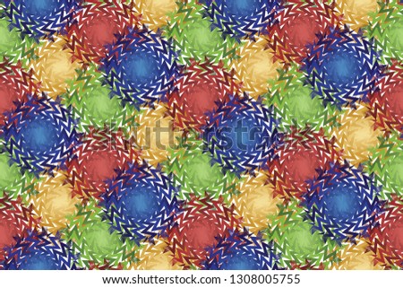 Seamless twist gradient colorful pattern background