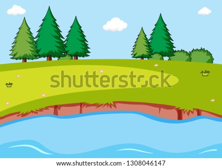 A simple nature scene illustration