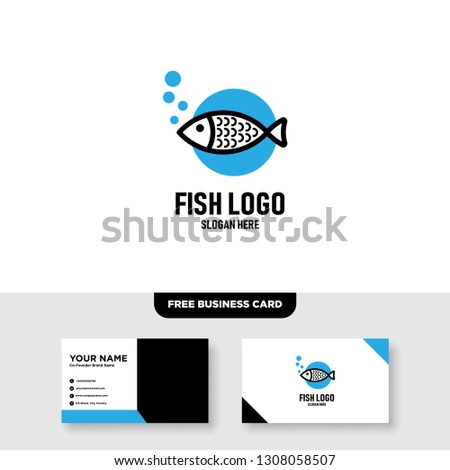 Fish Logo Vector Template