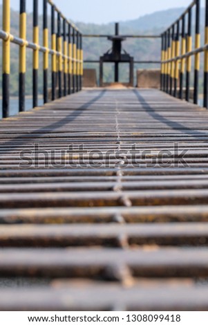 Dam Gateway Passage - Metal Bridge pathway