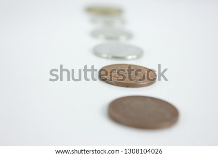 Different coins colors