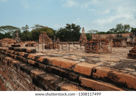 Wat Phutthai Sawan is the old temple in Ayuttaya city 