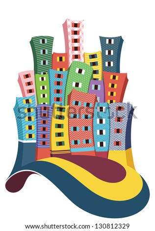 City Buildings illustration