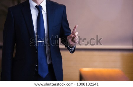 business man wearing suits