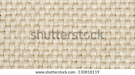 Beige woven material