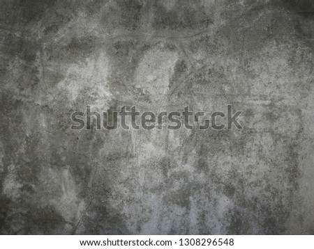 The cement wall painting back and gray texture view beautiful in design and decoration vintage and modern pattern background