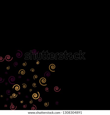 Festive Background with Colorful spirals. Trendy Pattern for Postcard, Print, Banner or Poster. Pretty spirals For Party Decoration, Wedding, Birthday or Anniversary Invitation. Vector
