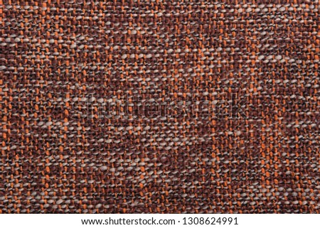 The texture of the fabric Chanel large weave, brown