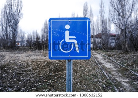 Handicapped Parking Spot Sign